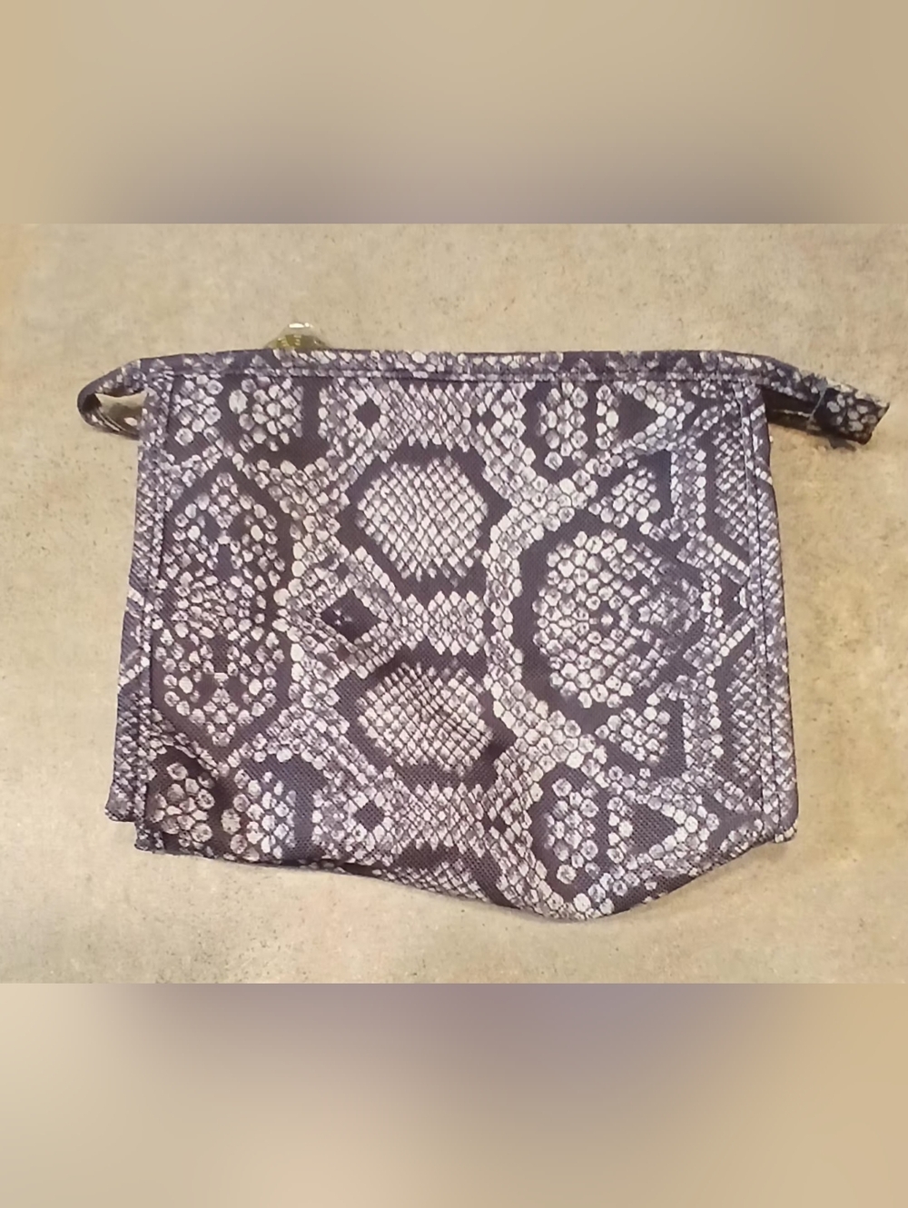 Estee Lauder Snake-Print Cosmetic Pouch -